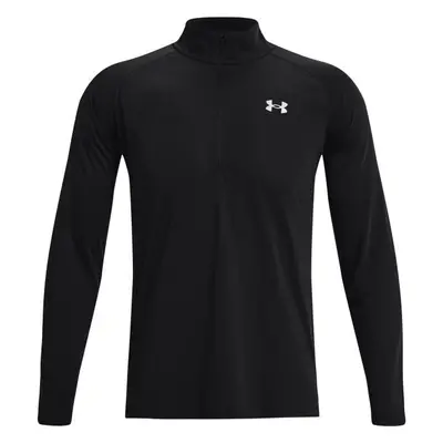 Under Armour STREAKER HALF ZIP Pánské triko s dlouhým rukávem, černá, velikost