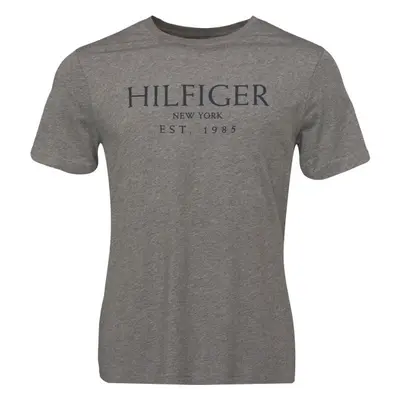 Tommy Hilfiger BIG HILFIGER TEE Pánské triko, tmavě šedá, velikost