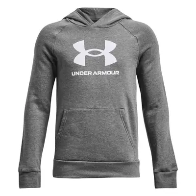 Under Armour RIVAL Chlapecká mikina, tmavě šedá, velikost