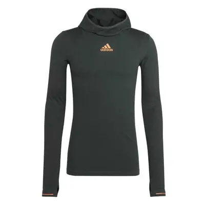 adidas X-CITY TOP Pánská běžecká mikina, tmavě šedá, velikost