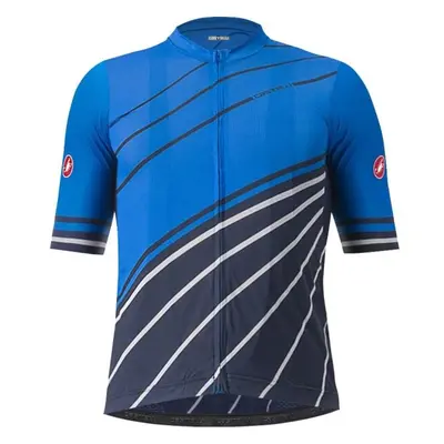 Castelli SPEED STRADA Pánský cyklistický dres, modrá, velikost