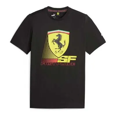 Puma FERRARI RACE TEE Pánské triko, černá, velikost