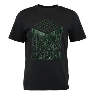 Umbro DOWNLOAD GRAPHIC TEE Pánské triko, černá, velikost