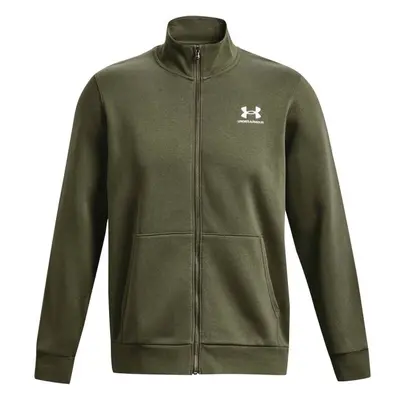 Under Armour ESSENTIAL FLEECE NOVELTY TRACK Pánská mikina, khaki, velikost