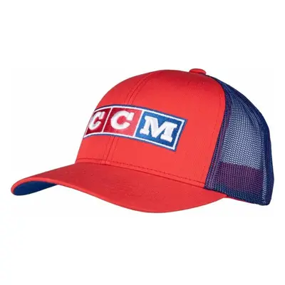 CCM MESHBACK TRUCKER TEAM CZECH Pánská kšiltovka, červená, velikost