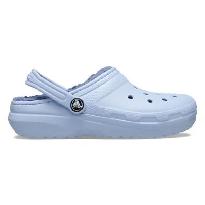 Crocs CLASSIC LINED CLOG T Dívčí nazouváky, světle modrá