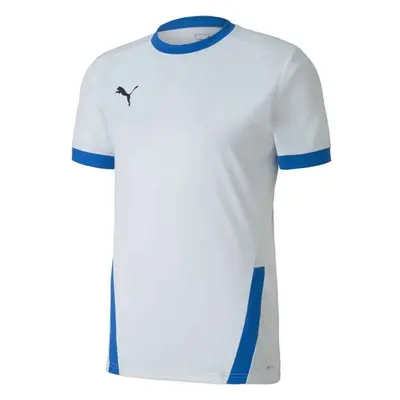 Puma TEAMGOAL JERSEY TEE Pánské fotbalové triko, bílá, velikost