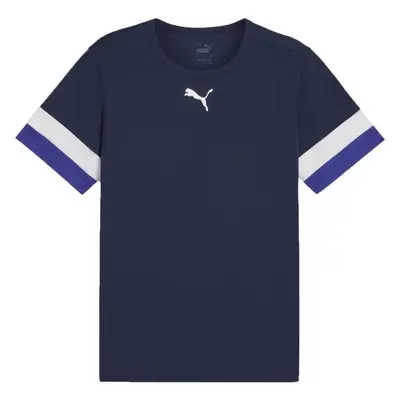 Puma INDIVIDUALRISE JERSEY TEE Pánské fotbalové triko, tmavě modrá, velikost