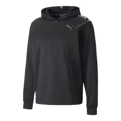 Puma FIT LIGHTWEIGHT PWRFLEECE HOODIE Pánská mikina, černá, velikost