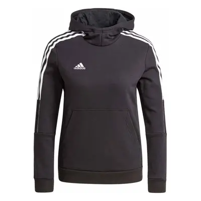 adidas TIRO HOODIE Juniorská mikina, černá, velikost