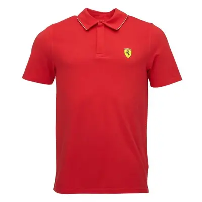 Puma FERRARI RACE POLO Pánské polo triko, červená, velikost