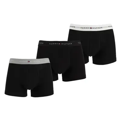 Tommy Hilfiger SIGNATURE CTN ESS-3P WB TRUNK Pánské boxerky, černá, velikost