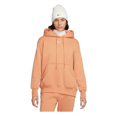 Nike SPORTSWEAR PHOENIX FLEECE Dámská mikina, oranžová, velikost