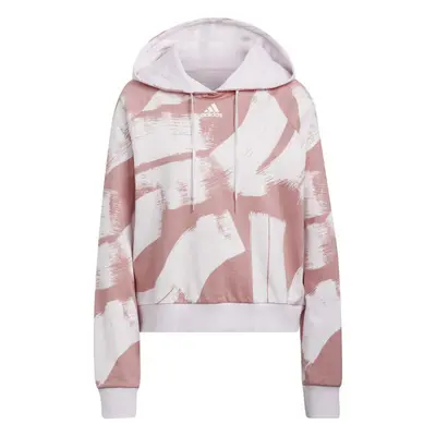 adidas AOP HOODIE Dámská mikina, růžová, velikost