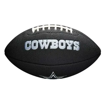 Wilson MINI NFL TEAM SOFT TOUCH FB BL DL Mini míč na americký fotbal, černá, velikost