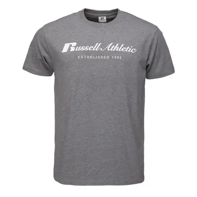 Russell Athletic T-SHIRT Pánské tričko, šedá, velikost