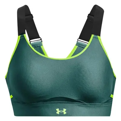 Under Armour INFINITY Dámská sportovní podprsenka, tmavě zelená, velikost