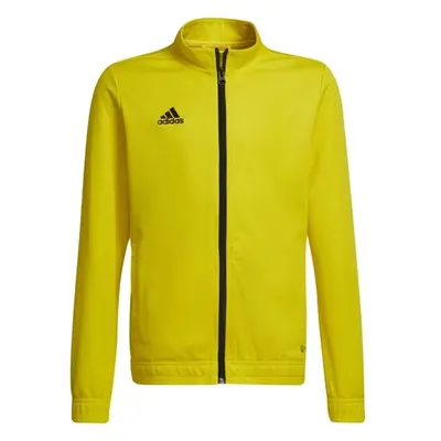 adidas ENTRADA TRACK JACKET Juniorská fotbalová mikina, žlutá, velikost