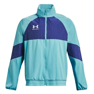 Under Armour UA ACCELERATE TRACK JACKET Pánská fotbalová bunda, tyrkysová, velikost