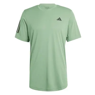 adidas CLUB 3-STRIPES TENNIS TEE Pánské sportovní triko, zelená