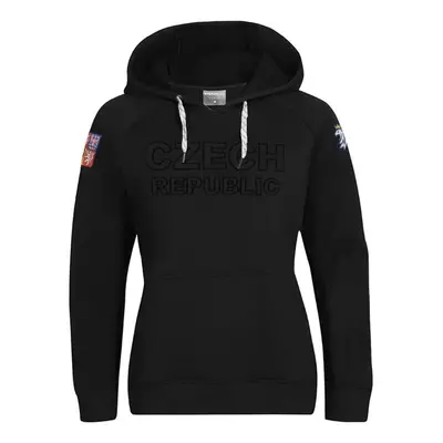 Střída CZECH HOODY Dámská mikina, černá, velikost