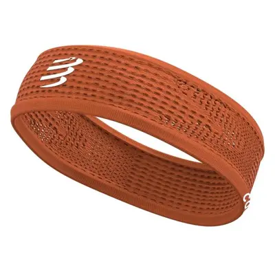 Compressport THIN HEADBAND ON/OFF Sportovní funkční čelenka, oranžová, velikost