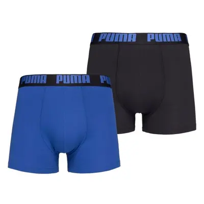 Puma BASIC 2P Pánské boxerky, modrá, velikost