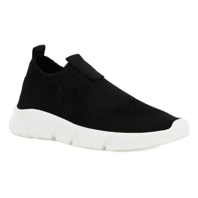 Geox J ARIL B. A Chlapecká slip-on obuv, černá, velikost