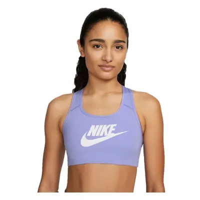 Nike SWOOSH FUTURA Dámská sportovní podprsenka, fialová, velikost