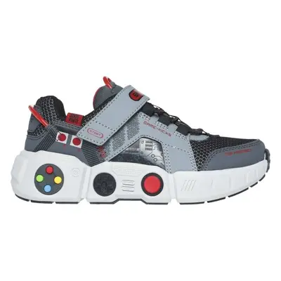 Skechers GAMETRONIX Dětská vycházková obuv, šedá, velikost