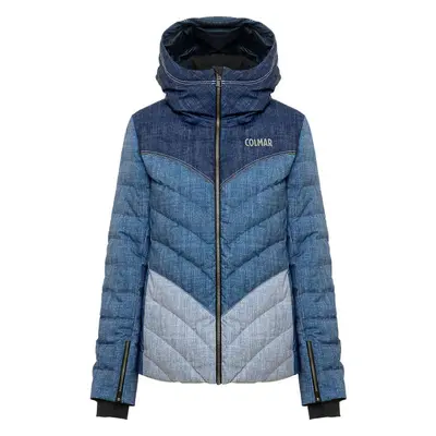 Colmar L.DOWN JACKET Dámská péřová lyžařská bunda, modrá, velikost