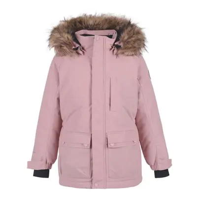 COLOR KIDS PARKA W.FAKE FUR Dětská fashion bunda, růžová, velikost