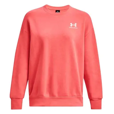 Under Armour ESSENTIAL FLC OS CREW Dámská mikina, červená, velikost