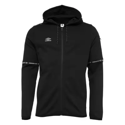 Umbro TECH FZ HOODIE Pánská sportovní mikina, černá, velikost