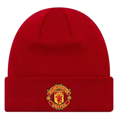 New Era CORE CUFF BEANIE MANCHESTER UNITED Pánský kulich, červená, velikost