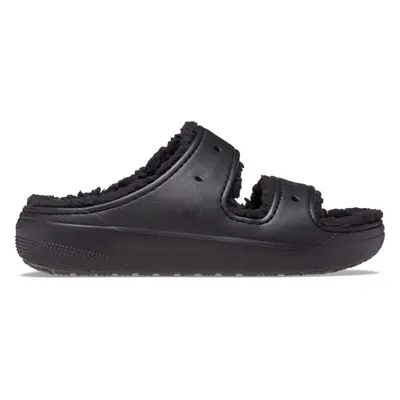 Crocs CLASSIC COZZZY Dámské pantofle, černá