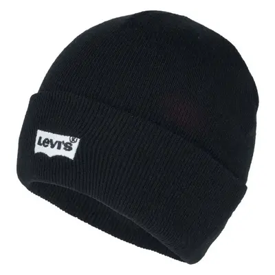 Levi's® BATWING EMBROIDERED SLOUCHY BEANIE Zimní čepice, černá, velikost