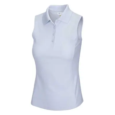 GREGNORMAN PROTEK SLEEVELESS POLO W Dámské golfové polo triko, světle modrá, velikost