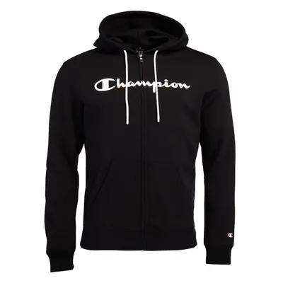 Champion AMERICAN CLASSICS HOODED FULL ZIP SWEATSHIRT Pánská mikina, černá, velikost