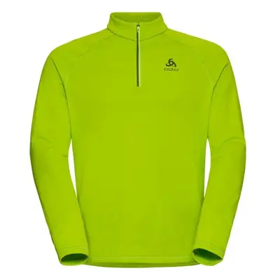 Odlo MIDLAYER 1/2 ZIP BESSO Pánská mikina, zelená, velikost