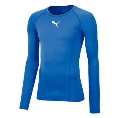 Puma LIGA BASELAYER LONG SLEEVE TEE Pánské funkční triko, modrá, velikost