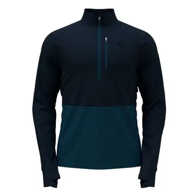 Odlo PERFORMANCE WOOL X-WARM Pánská střední vrstva, černá, velikost