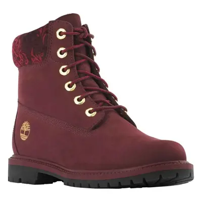 Timberland 6IN HERITAGE BOOT CUPSOLE W Dámská zimní obuv, vínová