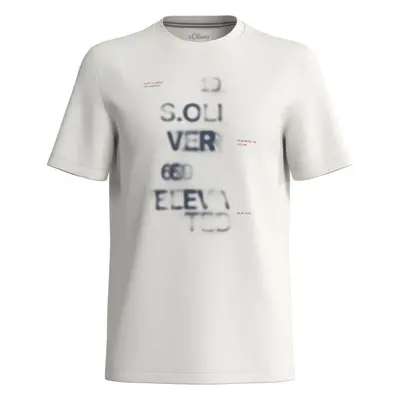 s.Oliver RL T-SHIRT Pánské tričko, bílá, velikost