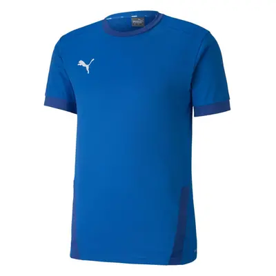 Puma TEAM GOAL TEE Pánské sportovní triko, modrá, velikost