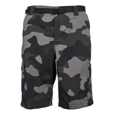 Columbia SILVER RIDGE PRINTED CARGO SHORT Pánské šortky, tmavě šedá, velikost