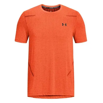 Under Armour SEAMLESS GRID Pánské tričko, oranžová, velikost