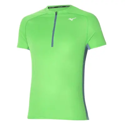 Mizuno TRAIL DRYAEROFLOW HZ TEE Pánské běžecké tričko, světle zelená, velikost