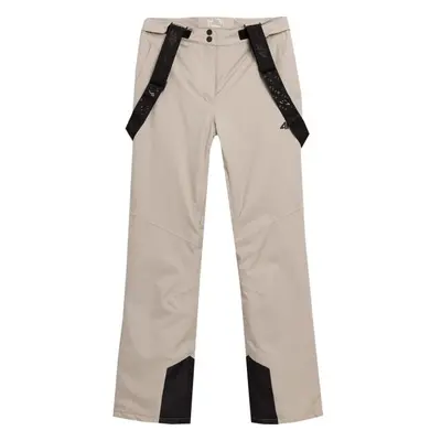 4F TROUSERS SKI Dámské lyžařské kalhoty, béžová, velikost