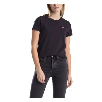 Levi's® CORE THE PERFECT TEE Dámské tričko, černá, velikost